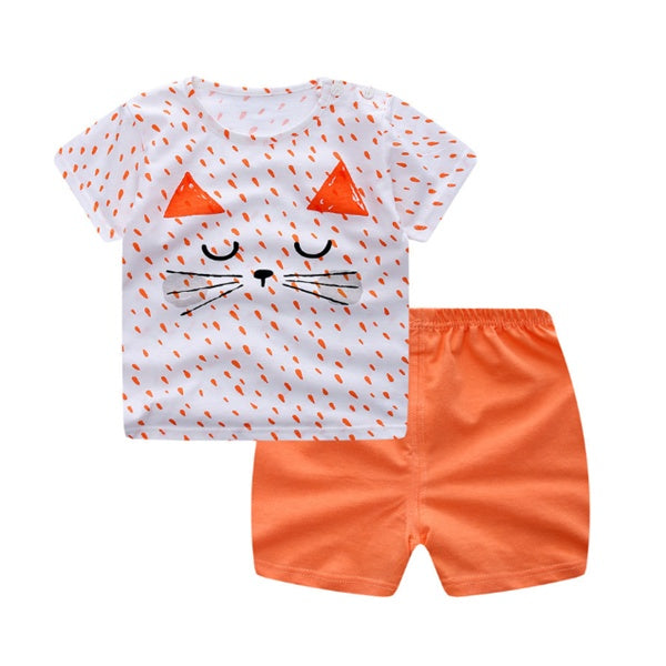 ChildsAnimal Print Top & Shorts Set