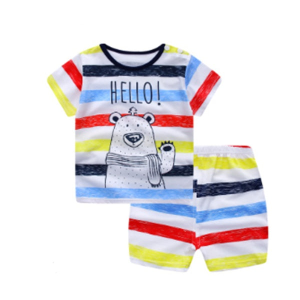 ChildsAnimal Print Top & Shorts Set