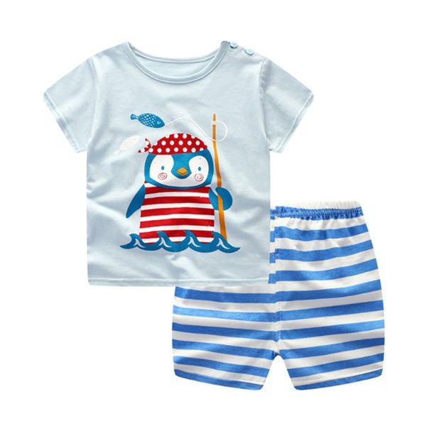 ChildsAnimal Print Top & Shorts Set