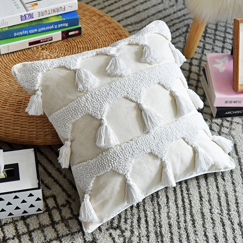 Côte & Crown Nordic Tufted Throw Pillow – Luxury Look Soft Furnishing