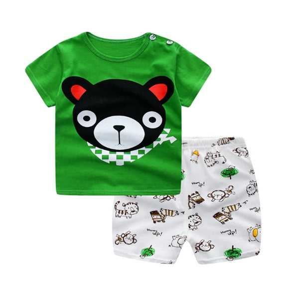 ChildsAnimal Print Top & Shorts Set