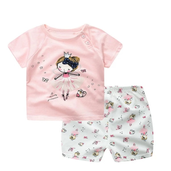 ChildsAnimal Print Top & Shorts Set