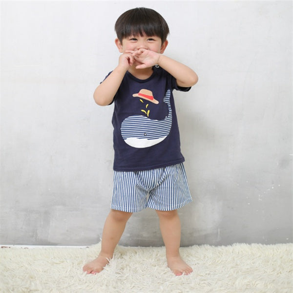 ChildsAnimal Print Top & Shorts Set