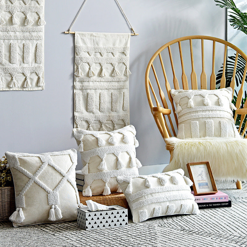 Côte & Crown Nordic Tufted Throw Pillow – Luxury Look Soft Furnishing