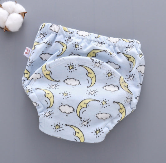 Côte & Crown Baby Clothes with Moon and Cloud Print