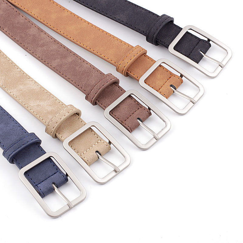 Women's Office Belts in Various Colours with Classic Silver Buckles