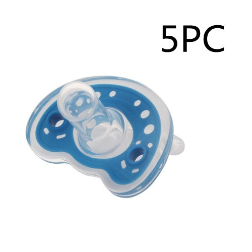 Côte & Crown silicone baby pacifier BPA free in blue for newborn comfort and safety