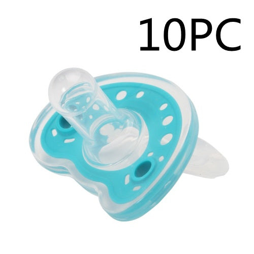 Côte & Crown silicone baby pacifier BPA free in blue for safe soothing and comfort
