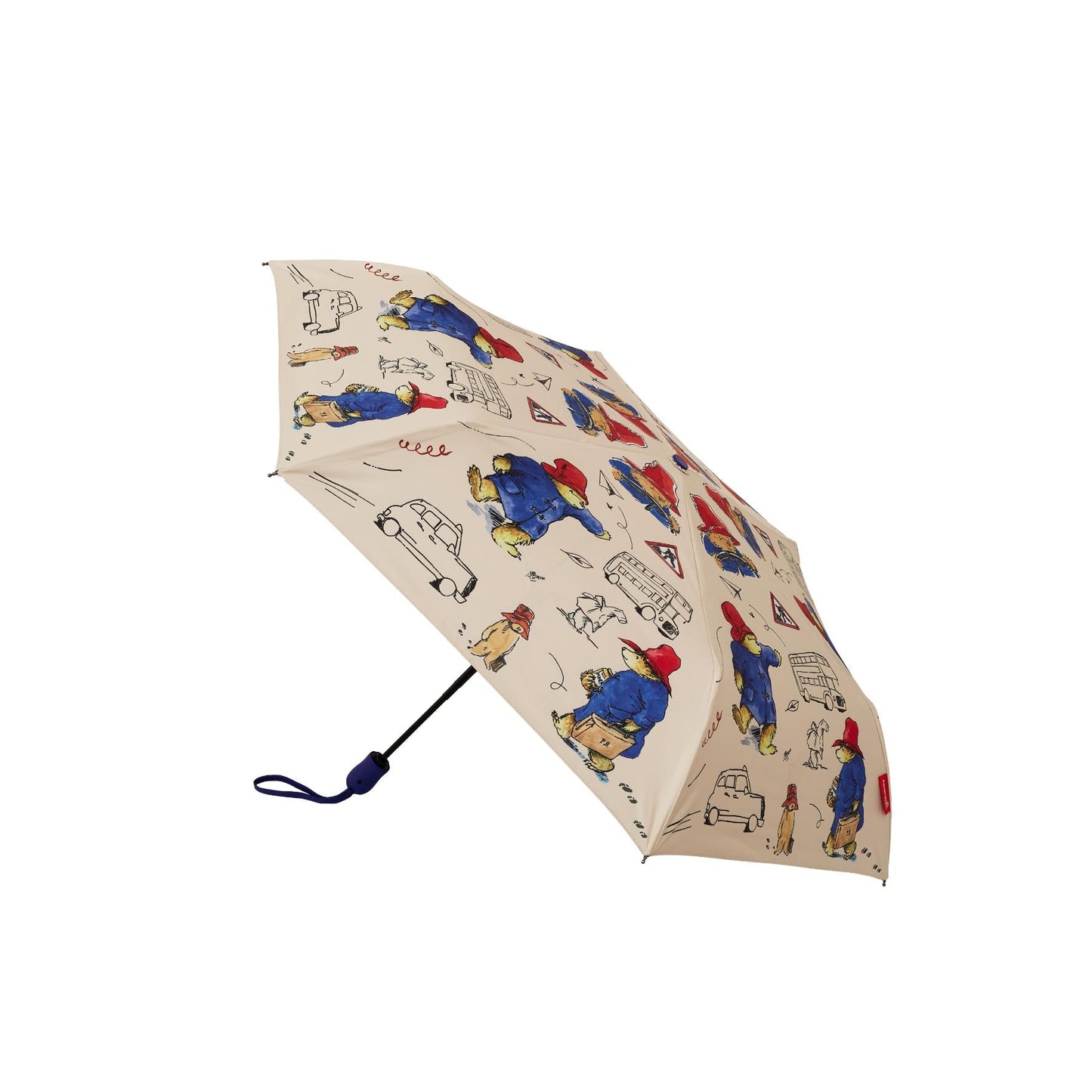  Paddington Bear travel umbrella with colourful Paddington Bear illustrations