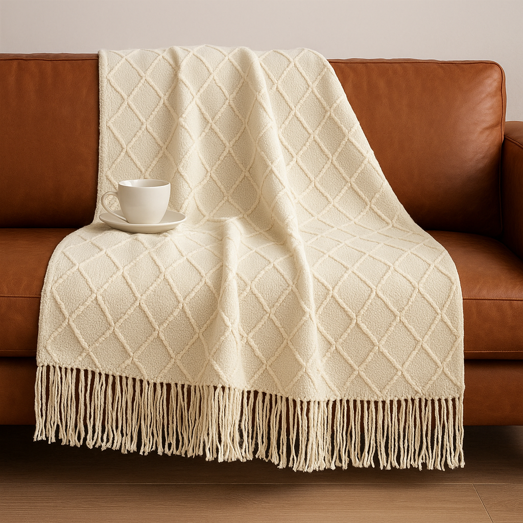 Affordable Luxury Throw Blanket - Elegant Design