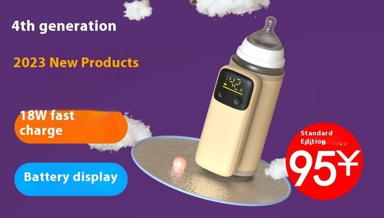 Côte & Crown 4th generation baby bottle warmer with 18W fast charge and battery display